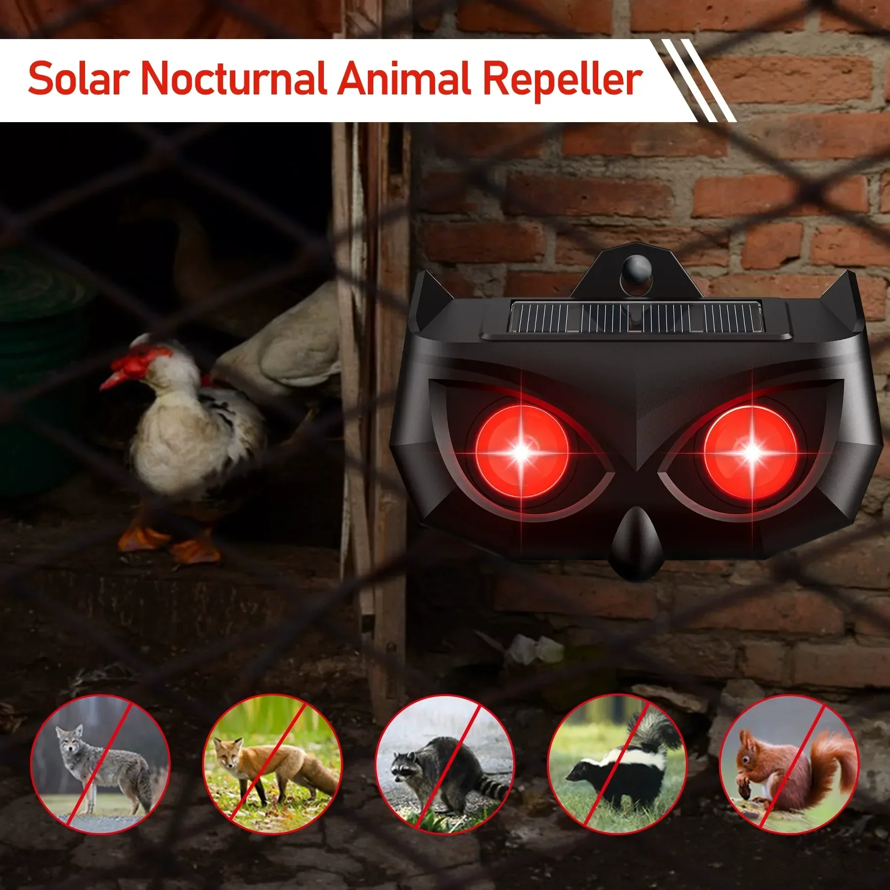 Predator Eye Solar-Powered Animal Deterrent - Image 3