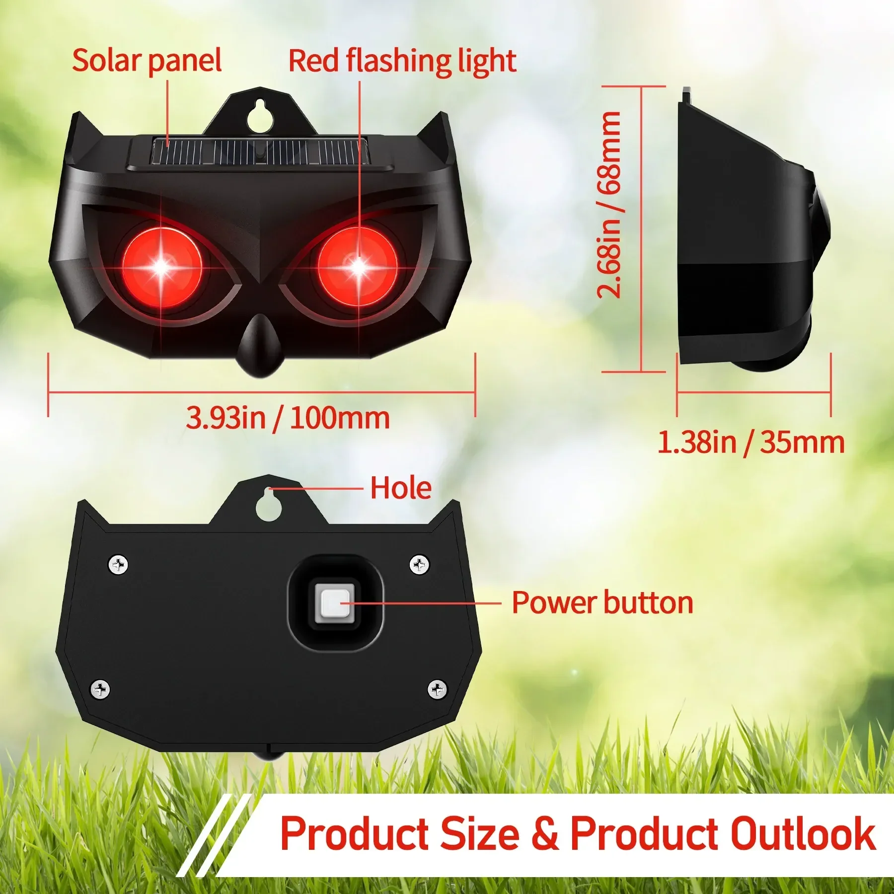 Predator Eye Solar-Powered Animal Deterrent - Image 5