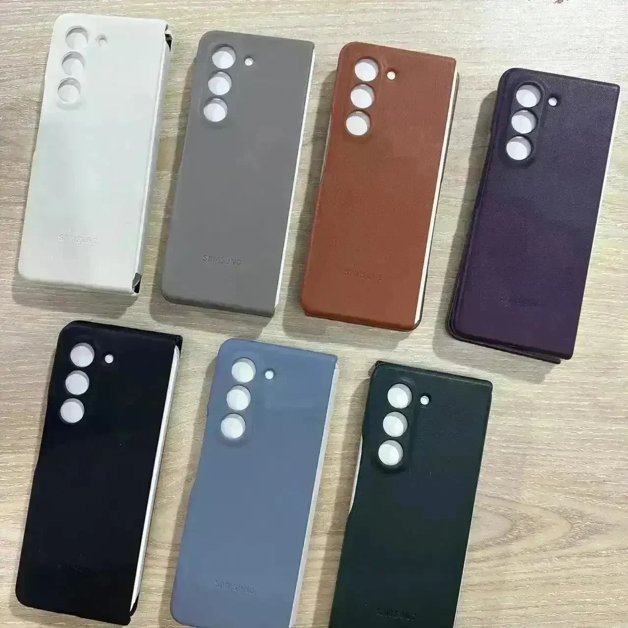 Premium Leather Cover For Samsung Z Fold and Z Flip - Image 7
