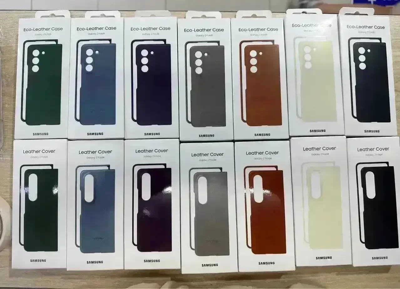 Premium Leather Cover For Samsung Z Fold and Z Flip - Image 8
