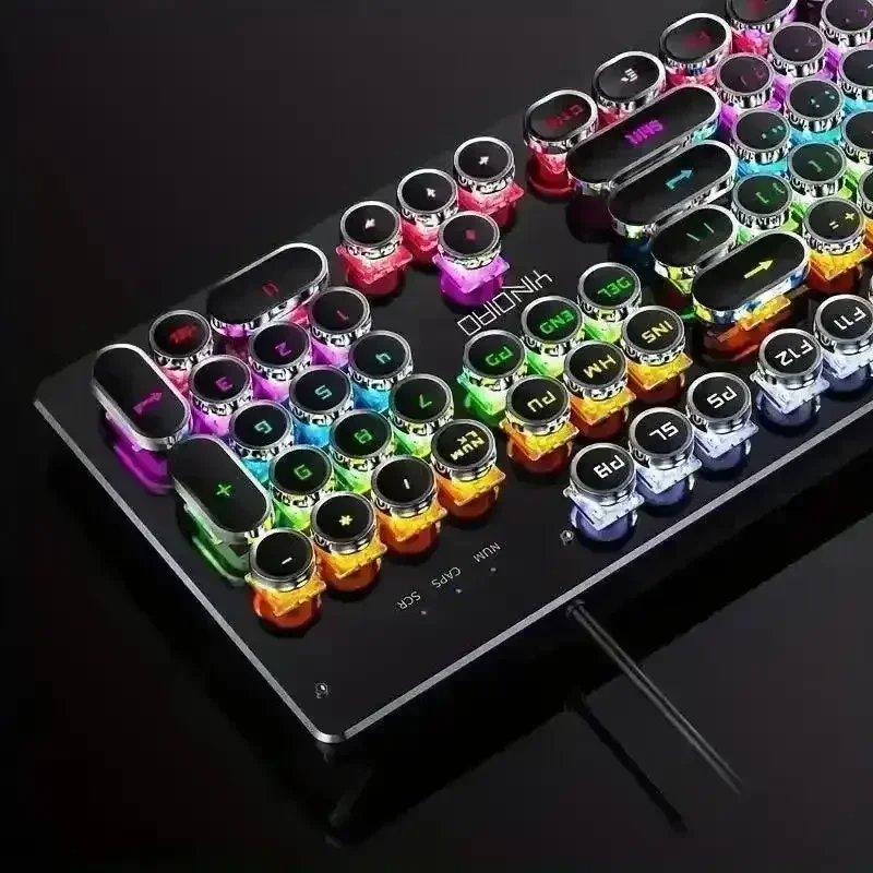 Premium Mechanical LED Backlit 104 Keys Keyboard - Image 10