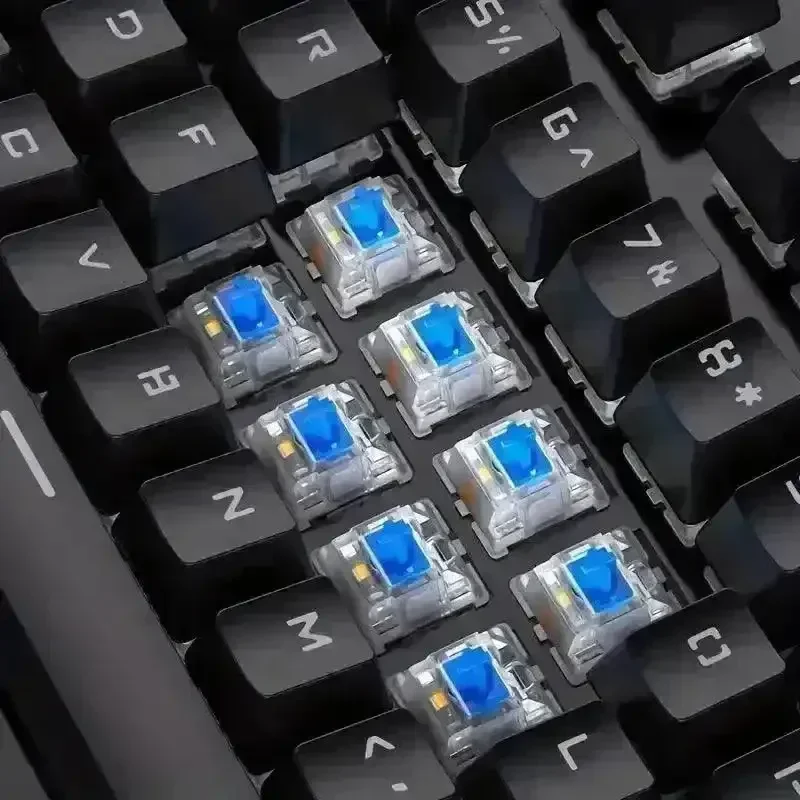 Premium Mechanical LED Backlit 104 Keys Keyboard - Image 11
