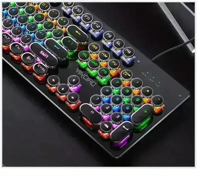 Premium Mechanical LED Backlit 104 Keys Keyboard - Image 8