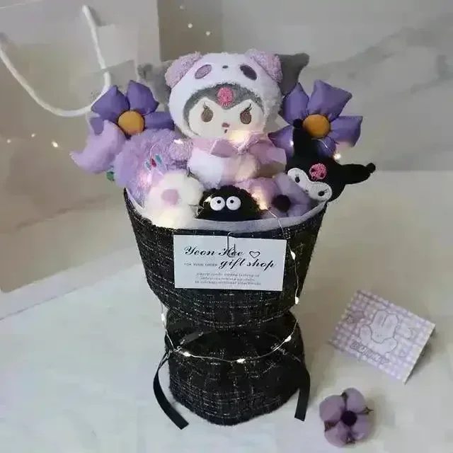 Premium Sanliou My Melody Kuromi Hello Kitty Doll Bouquet - Image 10