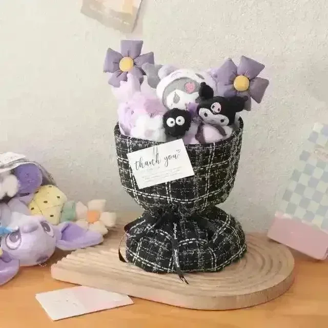 Premium Sanliou My Melody Kuromi Hello Kitty Doll Bouquet - Image 7