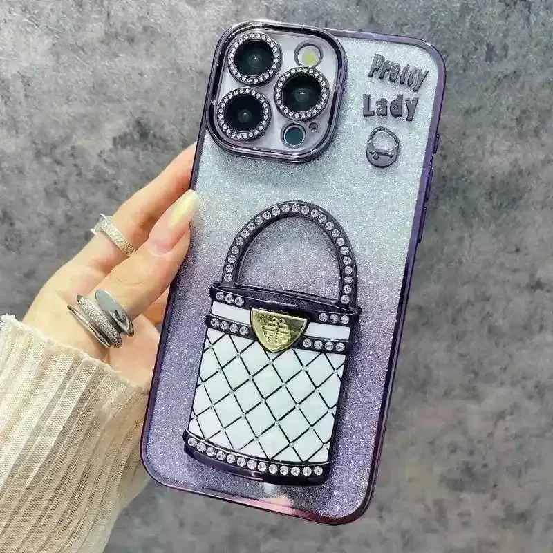 Pretty Lady Glitter Phone Case (For iPhones) - Image 7