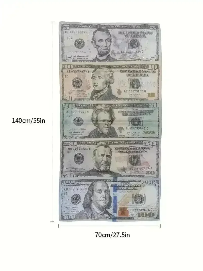 Printed Dollar Bath Towel - Image 10