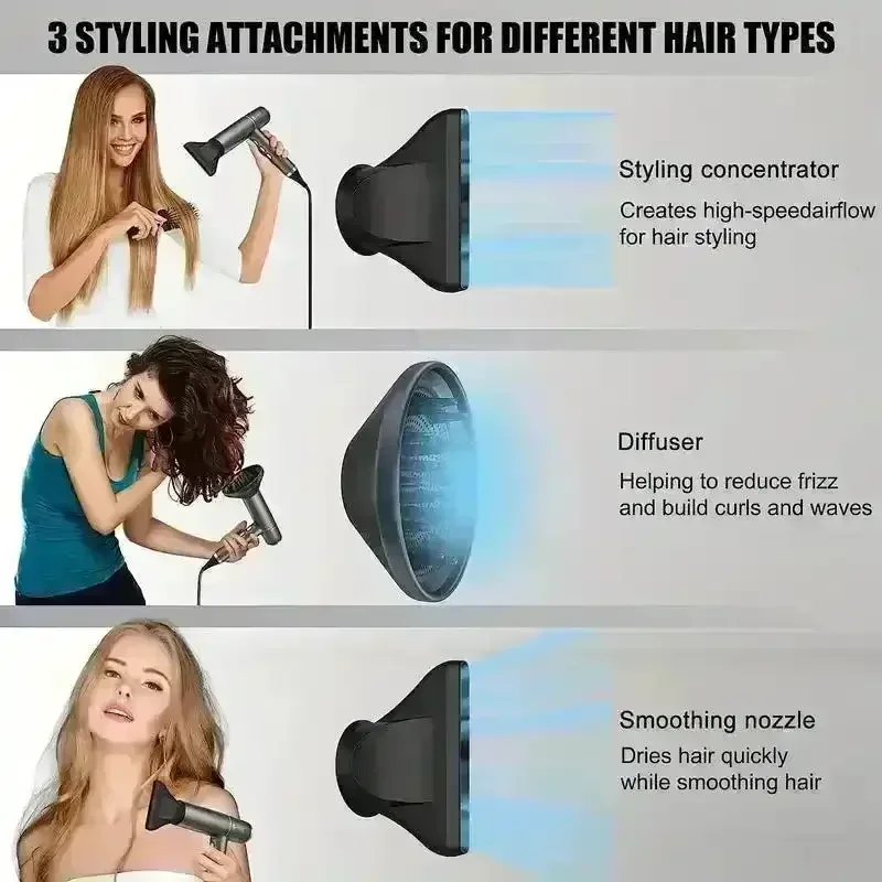 Professional Hair Dryer with Diffuser - Image 4