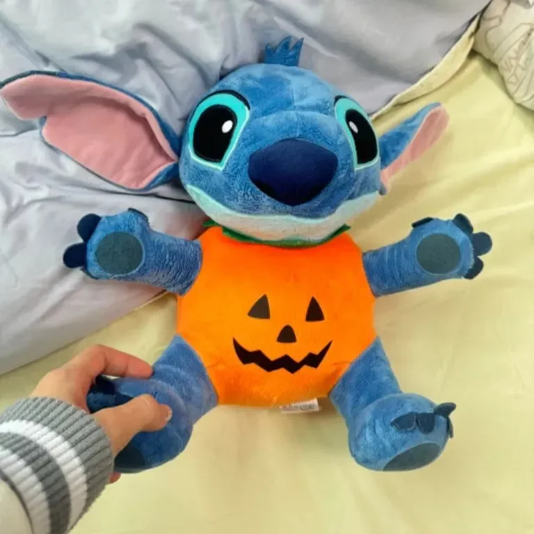 Pumpkin Pal Stitch Plush (30 cm) - Image 3