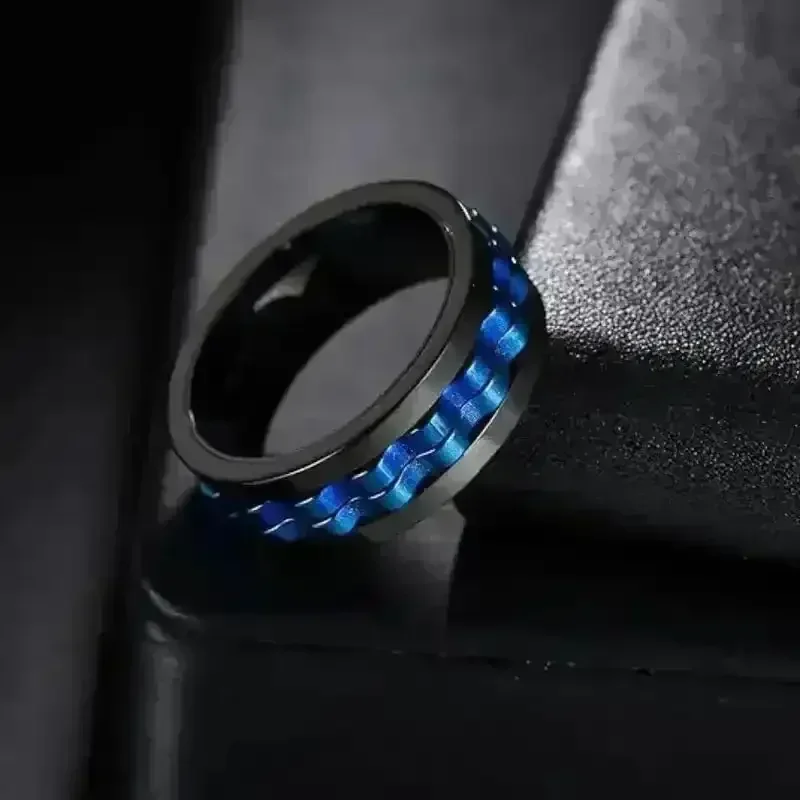 Punk Gear Fidget Rotating Ring - Image 7