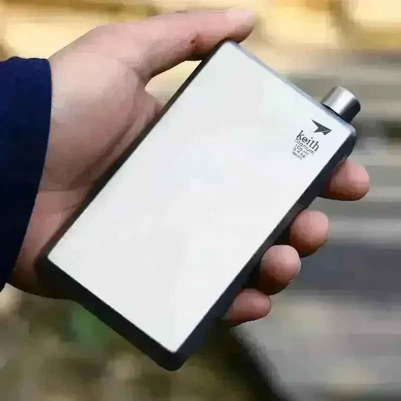 Pure Titanium Hip Flask (100 ml) - Image 2