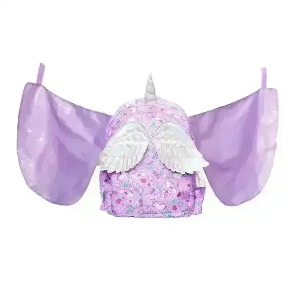 Purple Unicorn Wing Shaped Backpack - Image 9