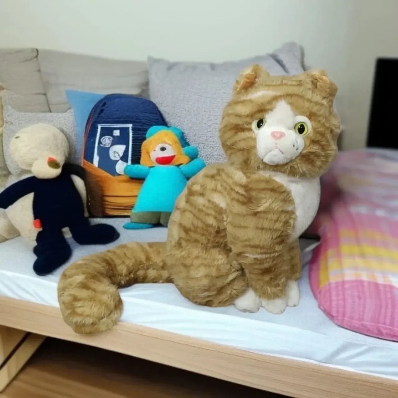 Purrfect Pinstripe Cat Plushies (50 cm) - Image 6