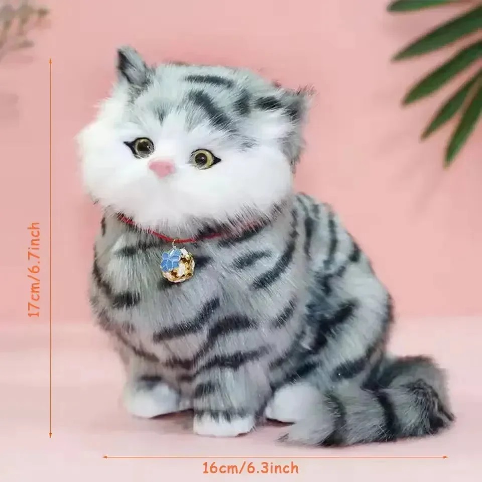 Purrfectly Posed Simulation Sound Cat (17 cm) - Image 15