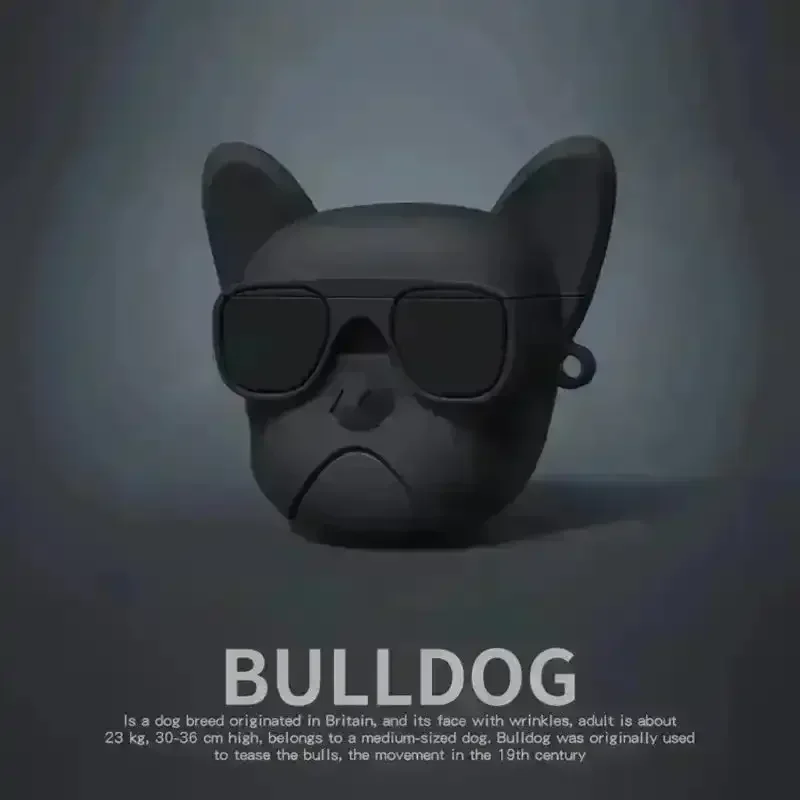 Quirky Bulldog Case (For Airpods) - Image 2