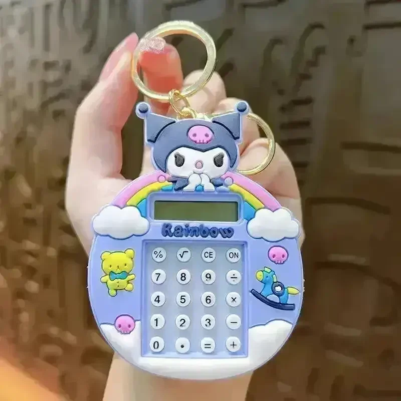 Rainbow Kuromi Calculator Keychain - Image 5