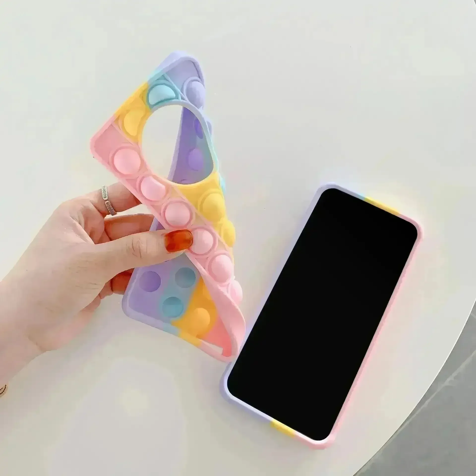 Rainbow Pop-It Phone Case (For Samsung) - Image 4