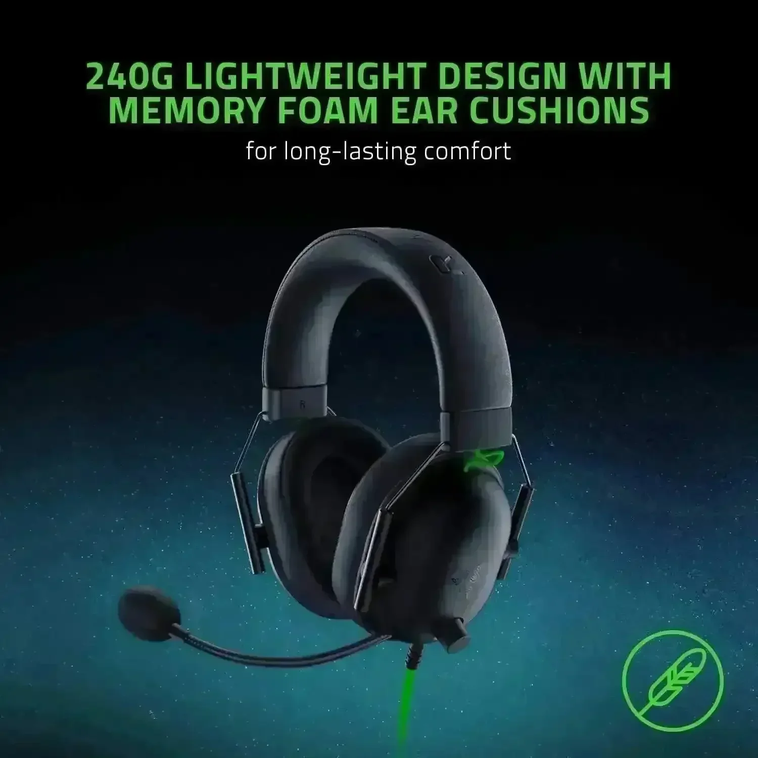 RZR BlackShark V2 X Wired Gaming Headset - Image 3