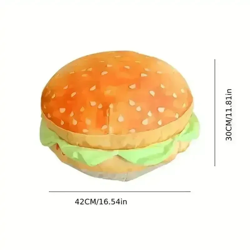Realistic Burger Plush Pillow - Image 11