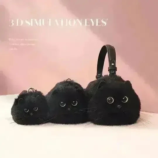 Realistic Handmade Cat Plush Handbag - Image 14