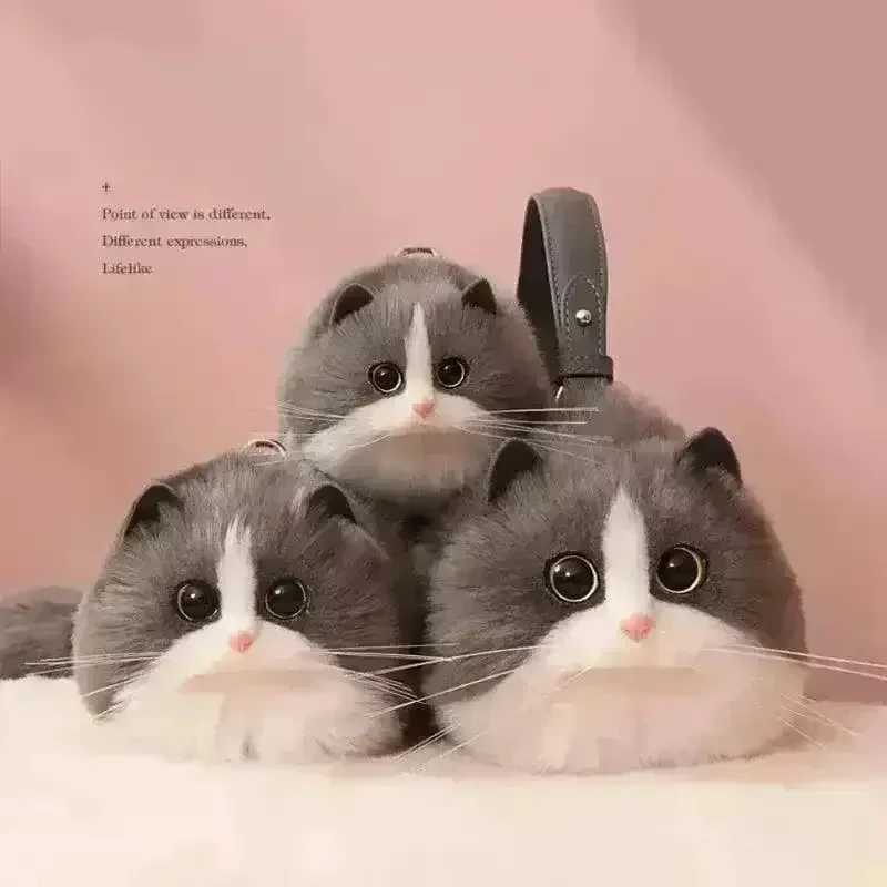 Realistic Handmade Cat Plush Handbag - Image 19