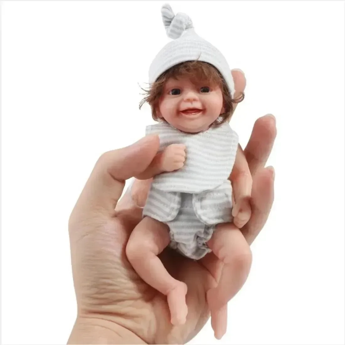 Realistic Mini Silicon Baby Doll (15 cm) - Image 10