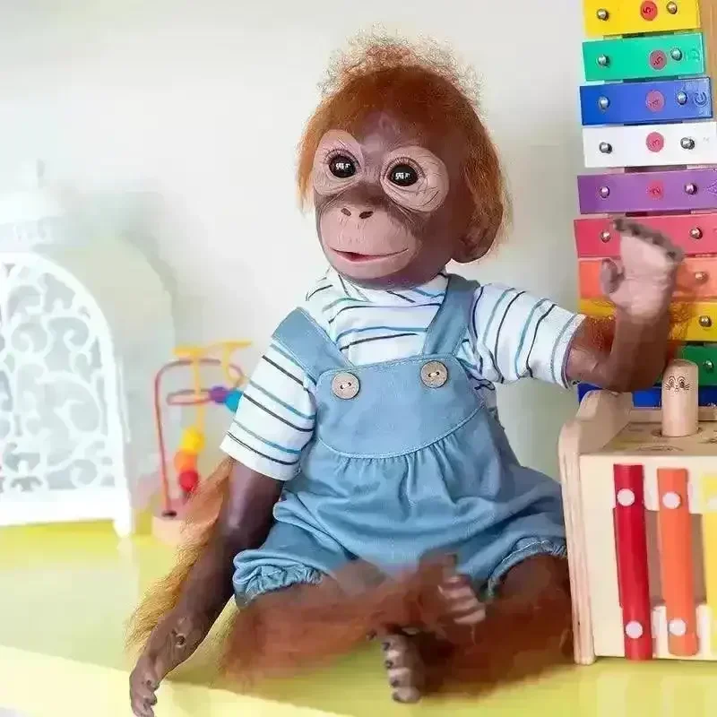 Realistic Orangutan Monkey Doll (55 cm)