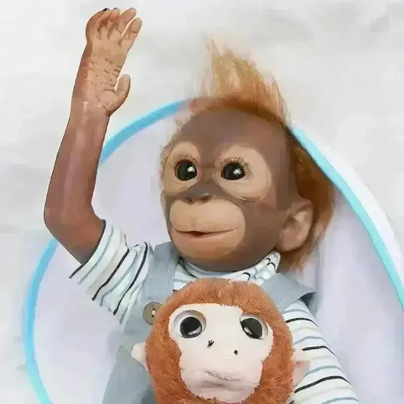 Realistic Orangutan Monkey Doll (55 cm) - Image 10