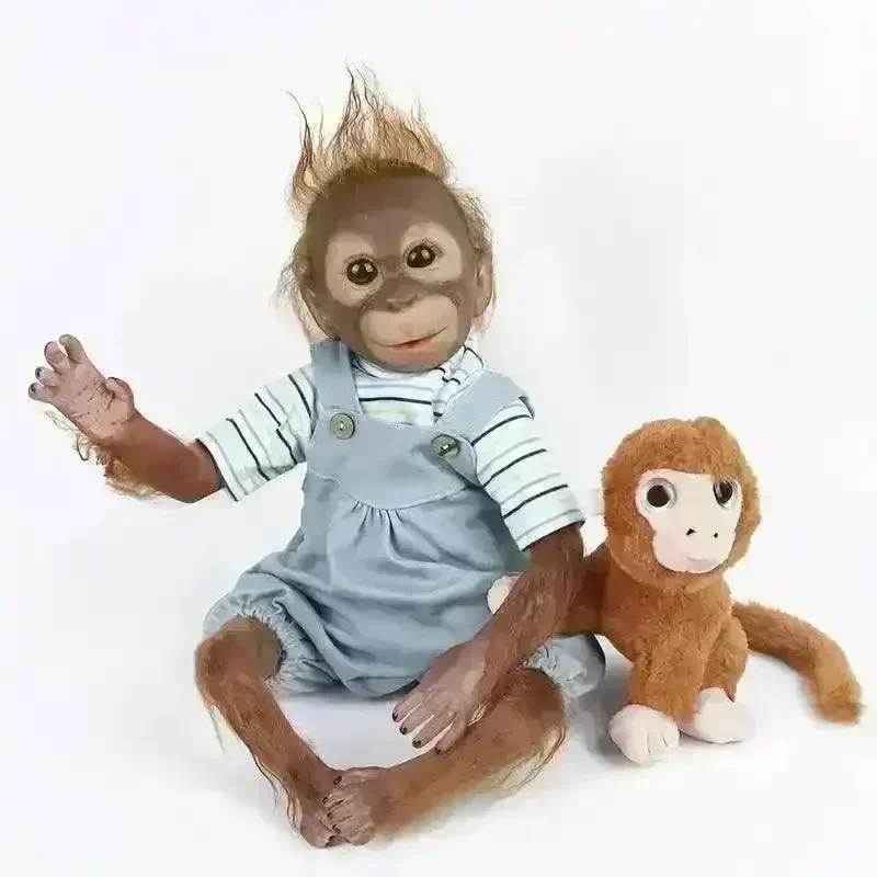 Realistic Orangutan Monkey Doll (55 cm) - Image 11