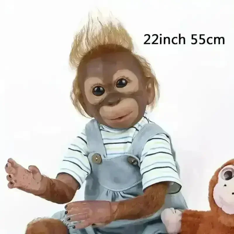 Realistic Orangutan Monkey Doll (55 cm) - Image 12