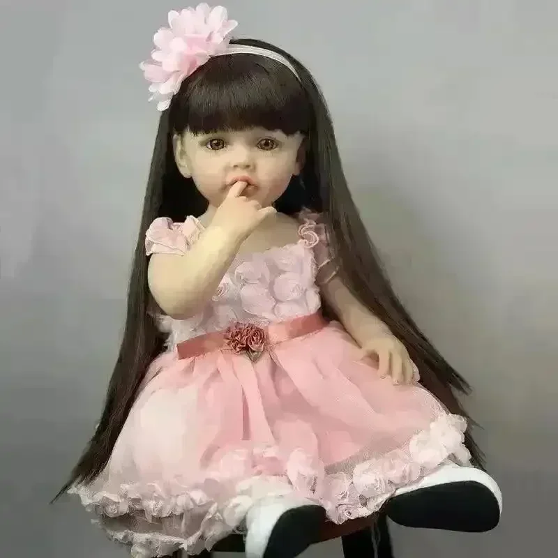 Little Miracle Realistic Silicon Baby Girl Doll (55 cm)