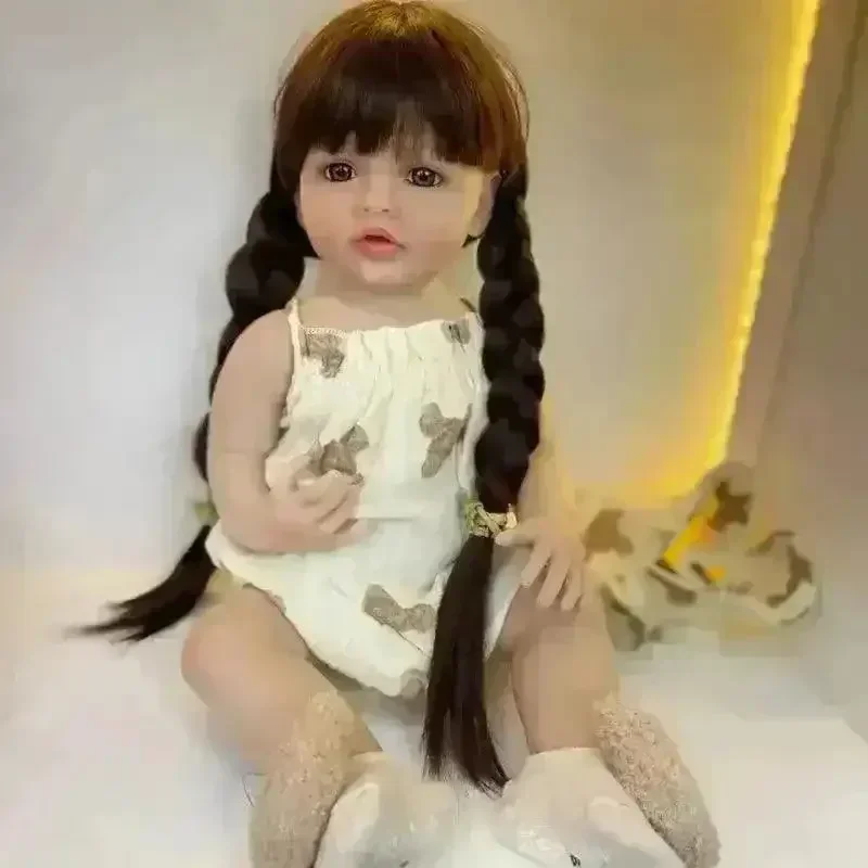 Little Miracle Realistic Silicon Baby Girl Doll (55 cm) - Image 11