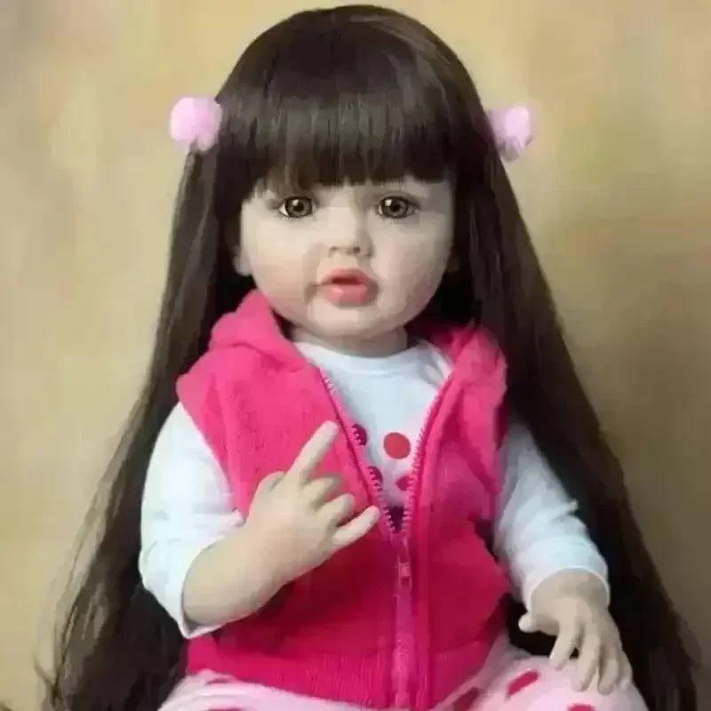 Little Miracle Realistic Silicon Baby Girl Doll (55 cm) - Image 14