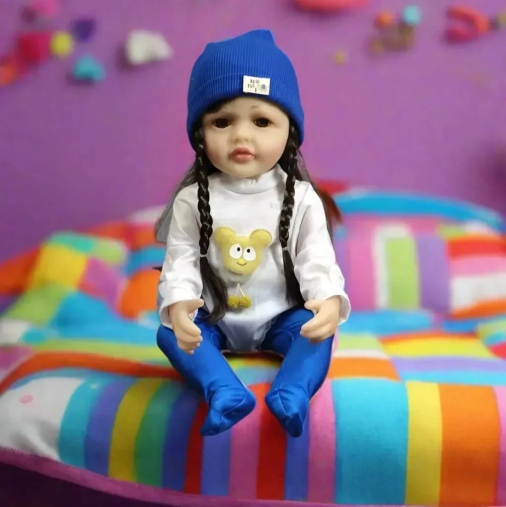 Little Miracle Realistic Silicon Baby Girl Doll (55 cm) - Image 20