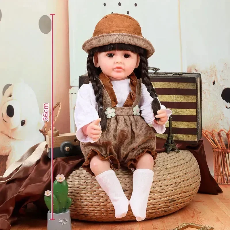 Little Miracle Realistic Silicon Baby Girl Doll (55 cm) - Image 31