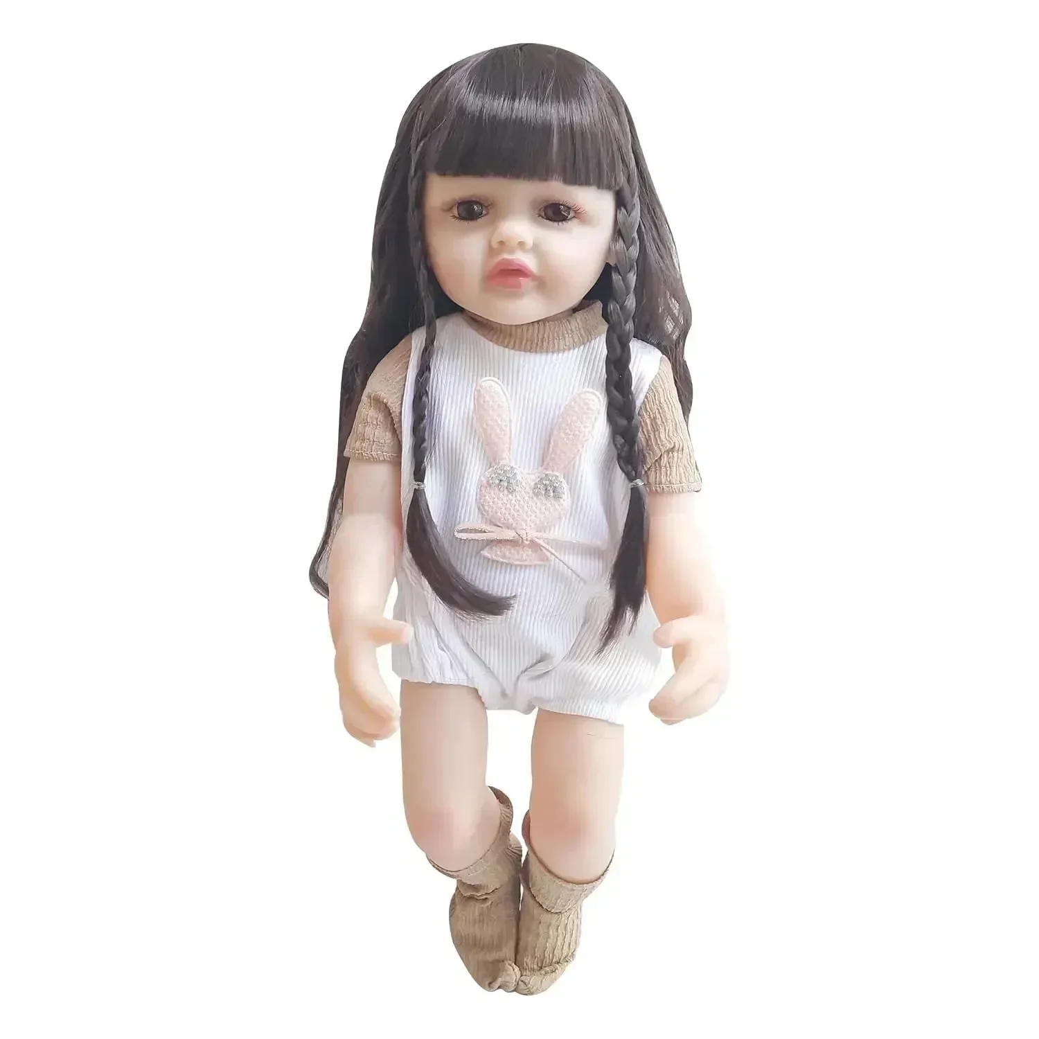 Little Miracle Realistic Silicon Baby Girl Doll (55 cm) - Image 37
