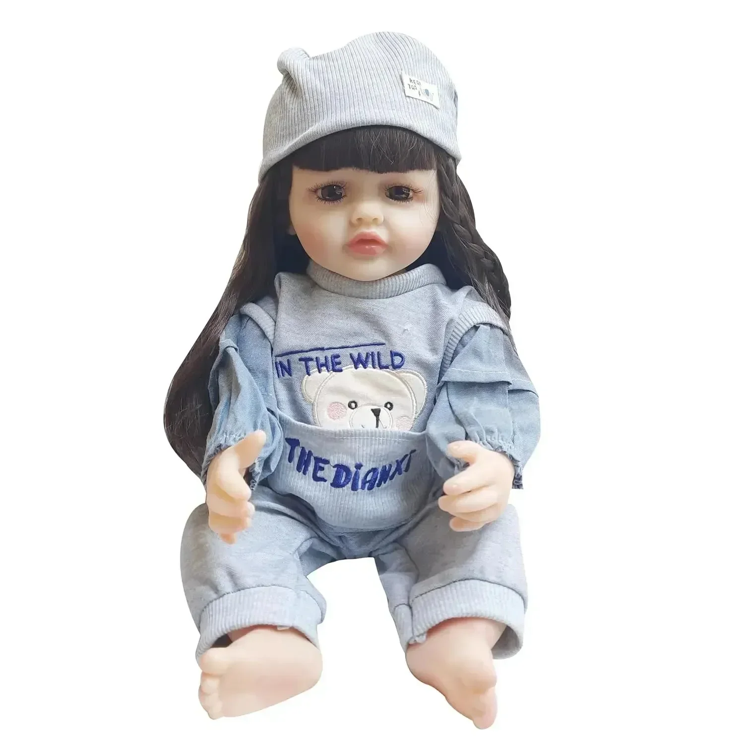 Little Miracle Realistic Silicon Baby Girl Doll (55 cm) - Image 41