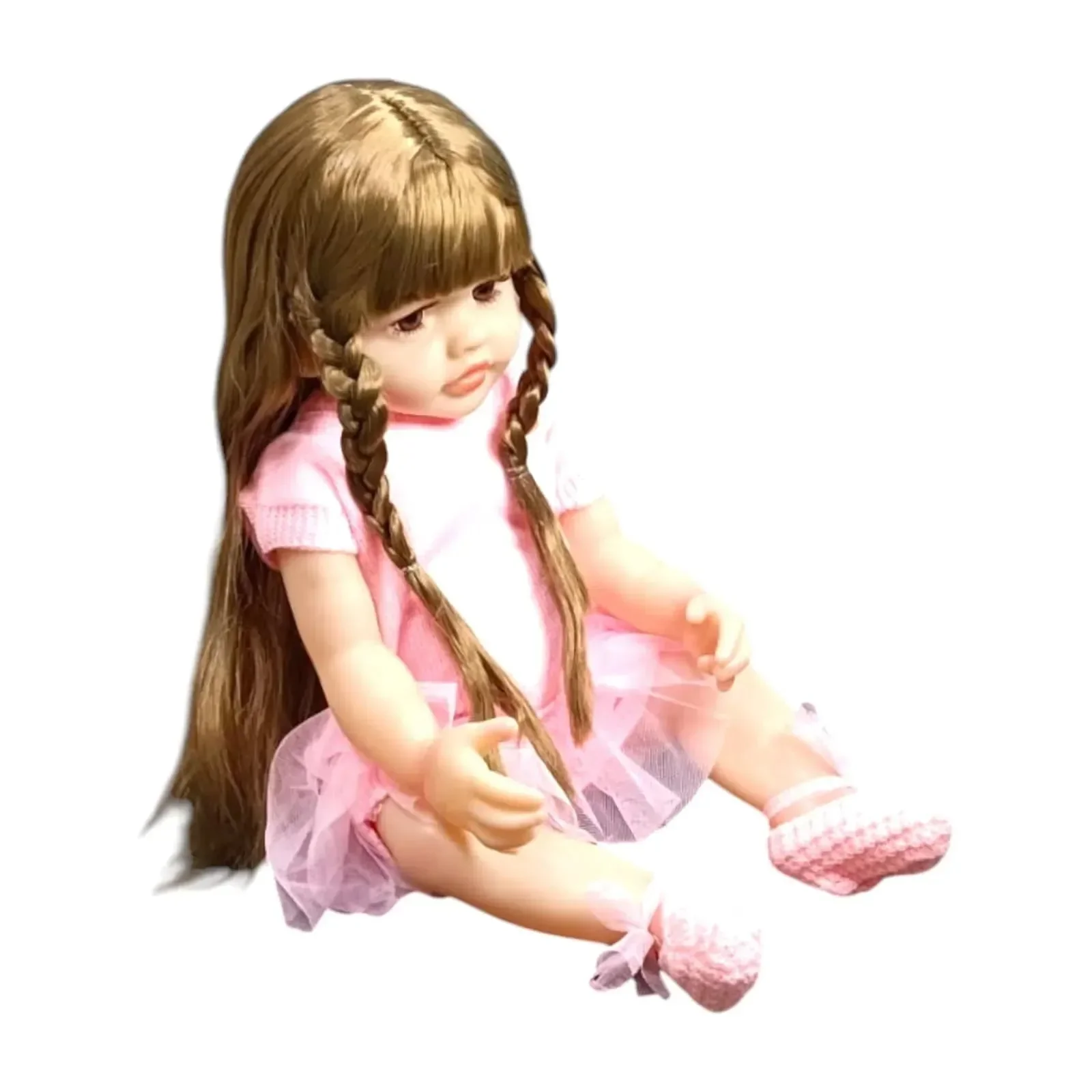 Little Miracle Realistic Silicon Baby Girl Doll (55 cm) - Image 56