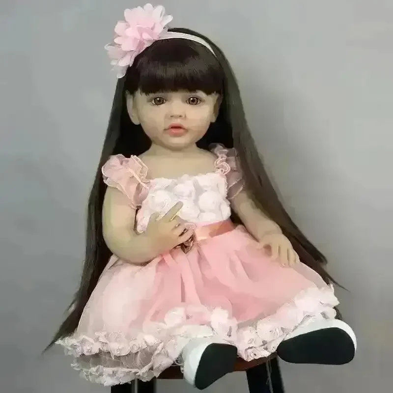 Little Miracle Realistic Silicon Baby Girl Doll (55 cm) - Image 7