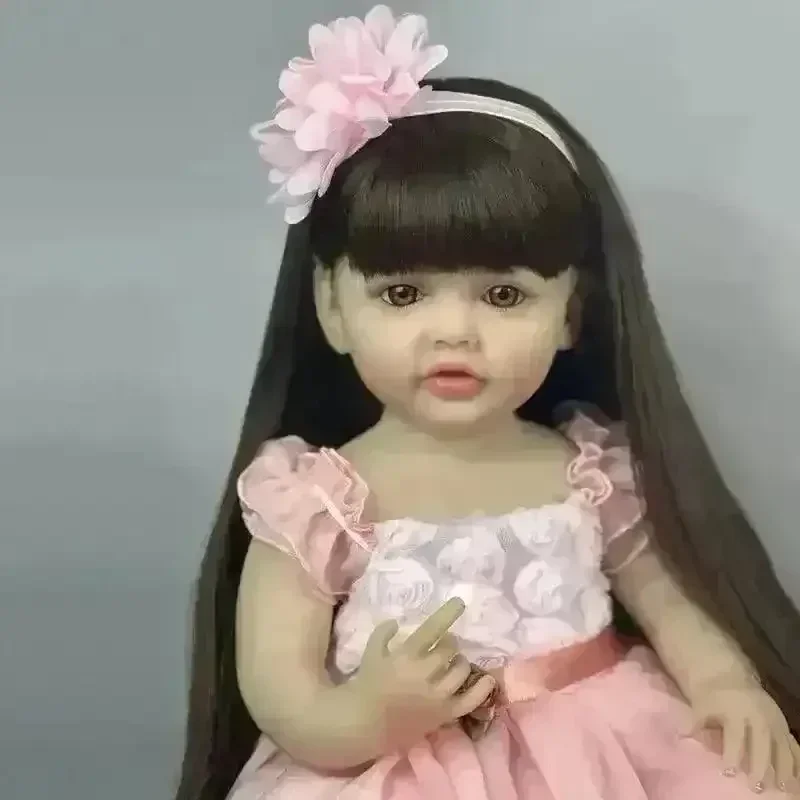 Little Miracle Realistic Silicon Baby Girl Doll (55 cm) - Image 8