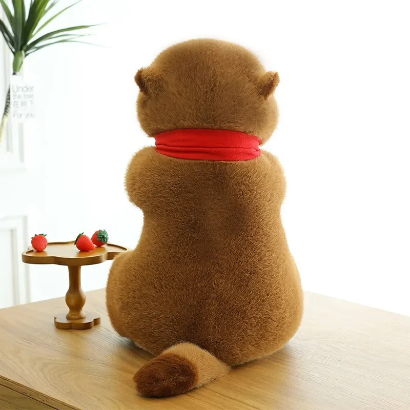 Red Scarf Beaver Plushie - Image 5