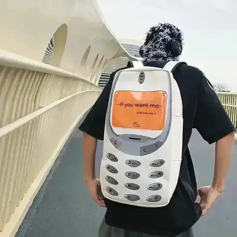 Retro 3310 Mobile Phone Shaped Backpack
