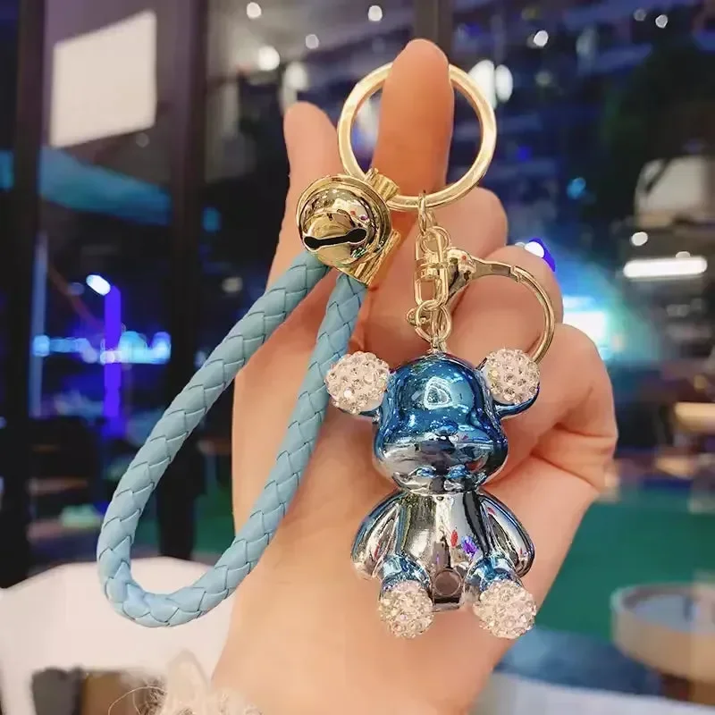 Rhinestone Riot Bear Luxe Keychain - Image 10