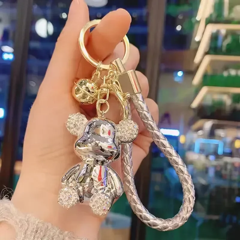 Rhinestone Riot Bear Luxe Keychain - Image 8