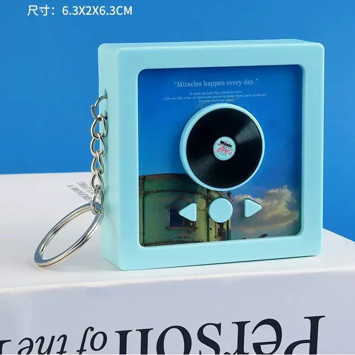Rhythm Pulse Musical Record Keychain - Image 4