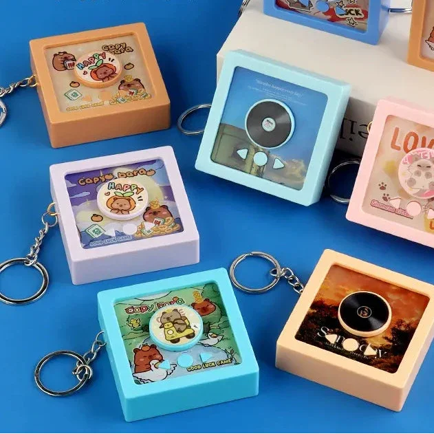 Rhythm Pulse Musical Record Keychain - Image 5