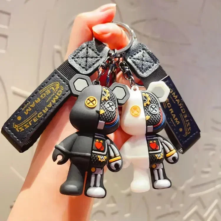 Robo-Hug Hybrid Bear Keychain - Image 3