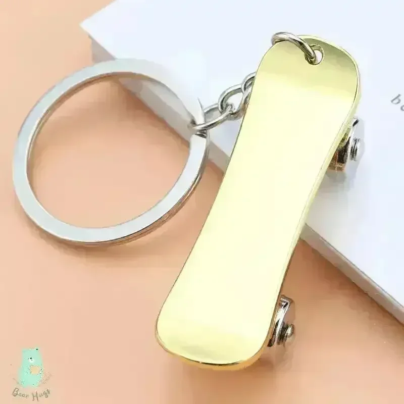 Rolling Radness Revolving Skateboard Keychain - Image 7