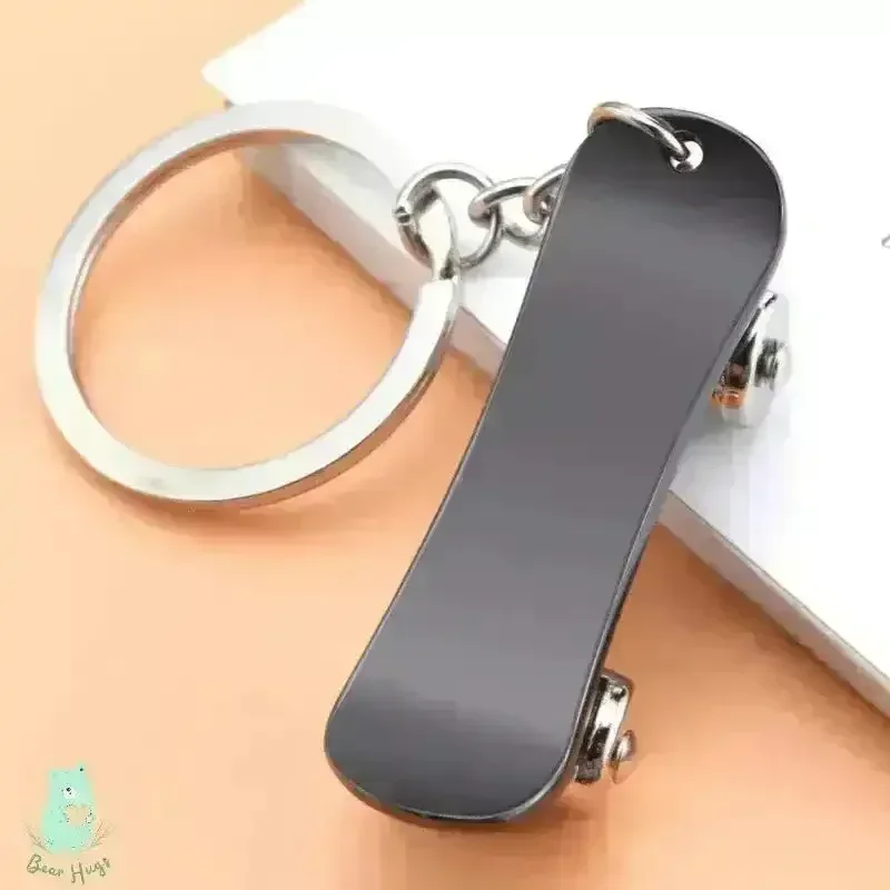 Rolling Radness Revolving Skateboard Keychain - Image 8