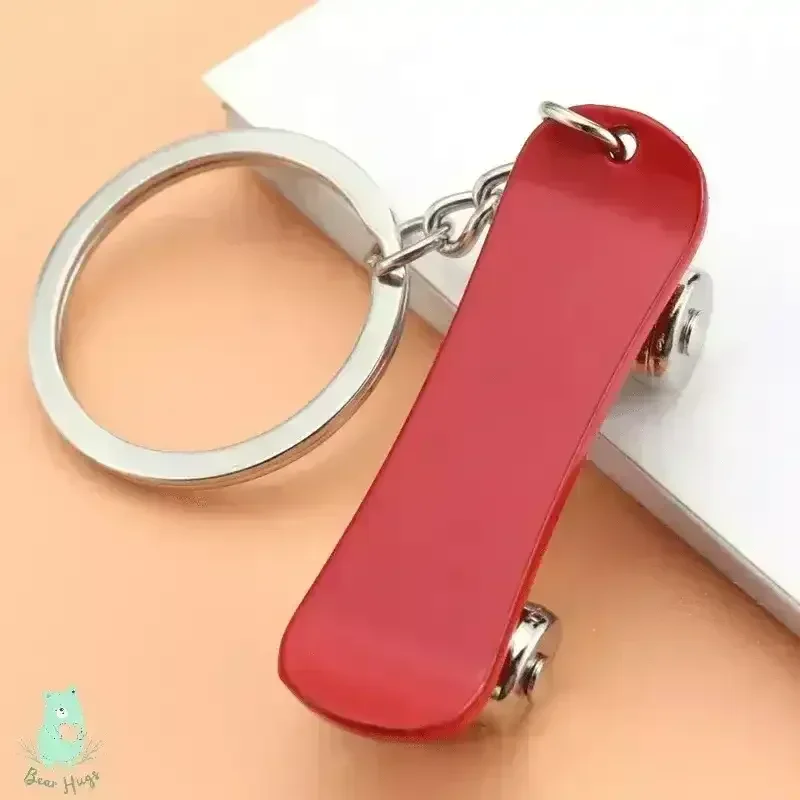 Rolling Radness Revolving Skateboard Keychain - Image 9